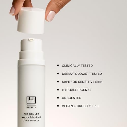 U Beauty The SCULPT Neck + Décolleté Concentrate - Firming & Lifting Treatment, 1 Fl Oz Avelisse