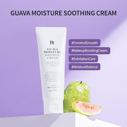 BENTON Guava Moisture Soothing Cream - Korean Skin Care for Dry & Sensitive Skin, 2.7 Fl Oz