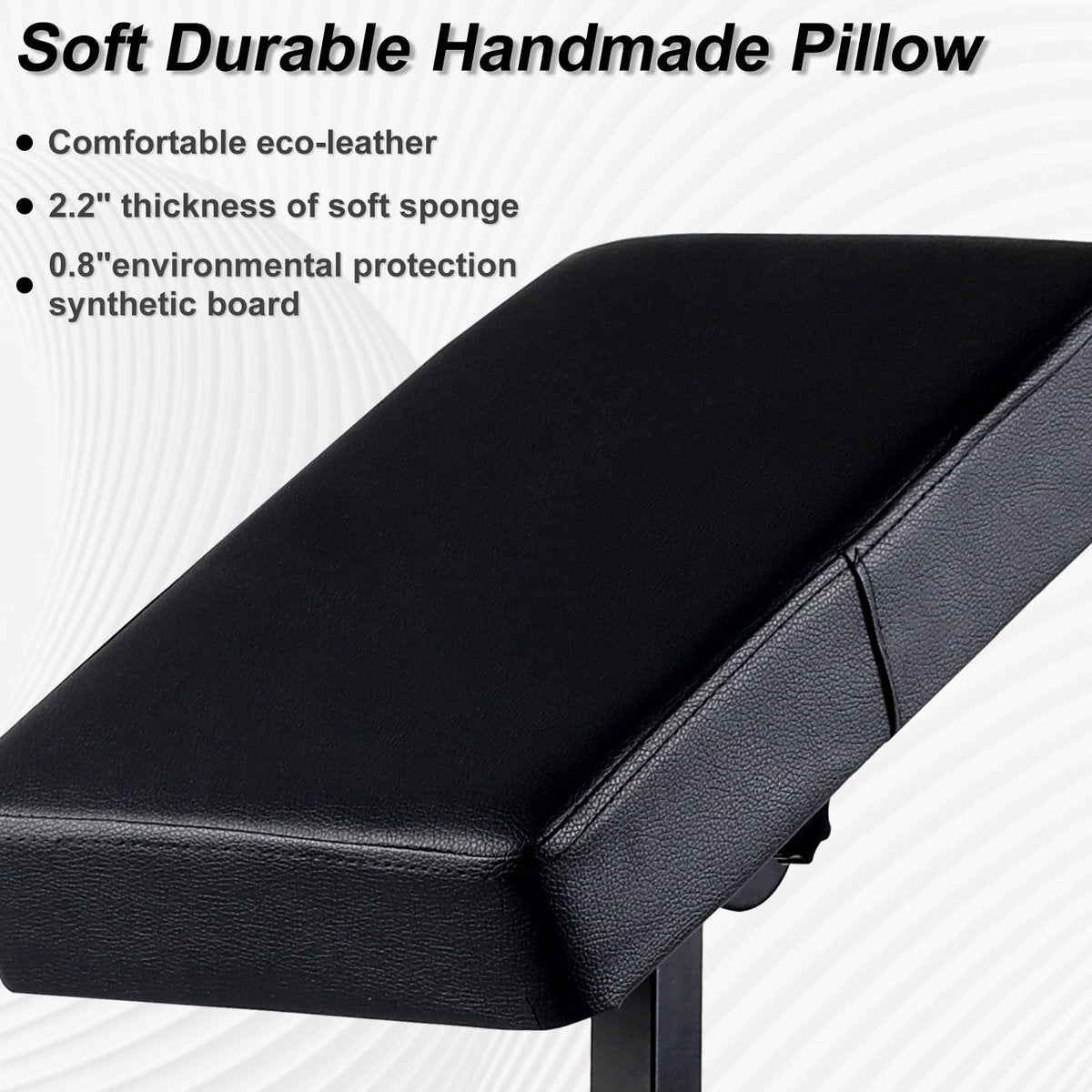 Adjustable Tattoo Arm Rest Stand with PU Leather Thicken Sponge Pillow - Strong Stability Base for Tattoo Equipment, Black Avelisse