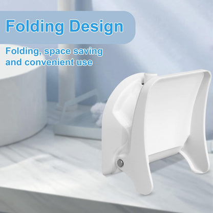 Foldable Shower Foot Rest with Suction Cup for Shaving Legs - Anti-Slip Shower Pedal for Pregnant Women & Back Pain Sufferers - Reduce Body Strain & Bending Over Avelisse