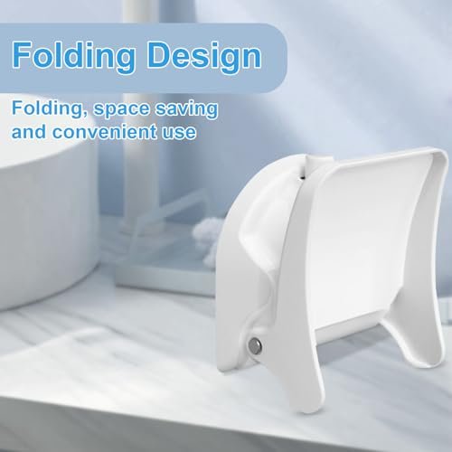 Foldable Shower Foot Rest with Suction Cup for Shaving Legs - Anti-Slip Shower Pedal for Pregnant Women & Back Pain Sufferers - Reduce Body Strain & Bending Over Avelisse