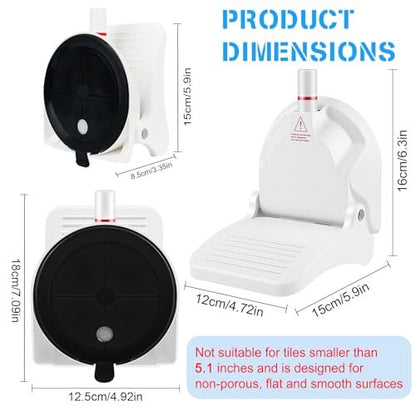 Foldable Shower Foot Rest with Suction Cup for Shaving Legs - Anti-Slip Shower Pedal for Pregnant Women & Back Pain Sufferers - Reduce Body Strain & Bending Over Avelisse