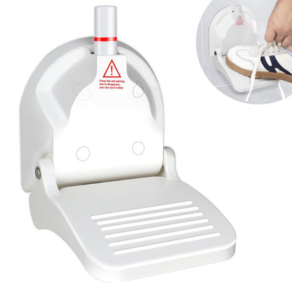 Foldable Shower Foot Rest with Suction Cup for Shaving Legs - Anti-Slip Shower Pedal for Pregnant Women & Back Pain Sufferers - Reduce Body Strain & Bending Over Avelisse