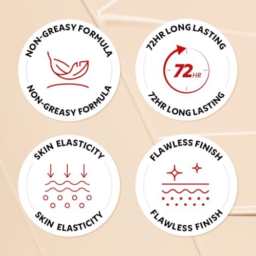 TIRTIR Mask Fit Red Cushion Foundation – Full Coverage, Weightless, Satin Glow Finish – 47N Ebony, 0.63 Fl Oz - görsel 14