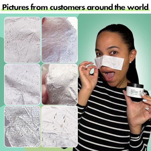 SYABO Blackhead Remover Nose Pore Strips - 100 Strips + 50g Peel Off Mask, Deep Cleansing Face Mask for Blackheads Removal, Aloe Vera Infused Avelisse