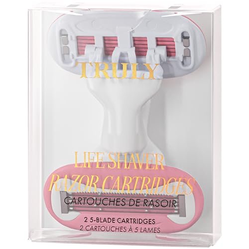 Truly Beauty Magnetic Razor Heads (2-Pack) – Double-Blade Refill Cartridges for Signature Razor Handle, Pivoting Head with Gel Bars, Snap-In Design - görsel 2