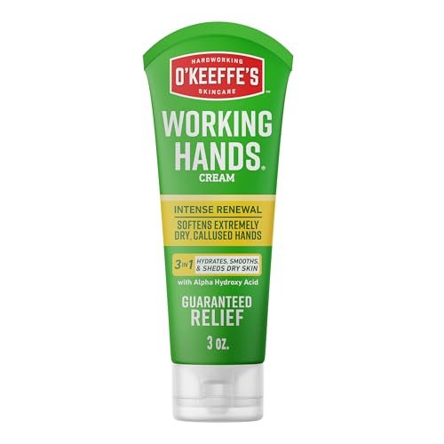 O'Keeffe's Working Hands Intense Renewal Hand Cream with Urea, 3 oz Tube – Softens & Smooths Extremely Dry, Callused Hands - görsel 2