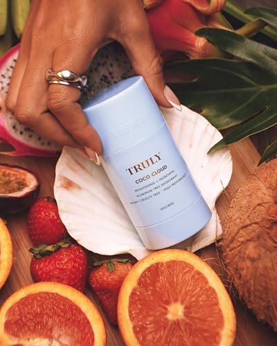 Truly Beauty Coco Cloud Deodorant – Aluminum-Free with Coconut Oil & Mandelic Acid for Odor, Ingrown Hairs & Discoloration (3 oz, Coconut Vanilla Scent) Avelisse