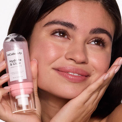 MCoBeauty Hydrate & Glow Ultra Fine Mist - Hydrating Face & Body Spray with Hyaluronic Acid, Watermelon Extract & Aloe Vera - Vegan & Cruelty Free