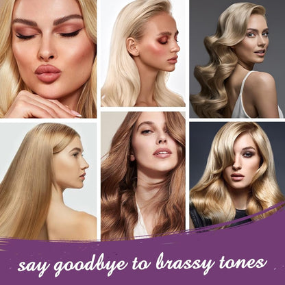 Karseell Purple Hair Mask 16.9 oz - Color Depositing & Toning Treatment for Blonde, Silver, Gray Hair Avelisse