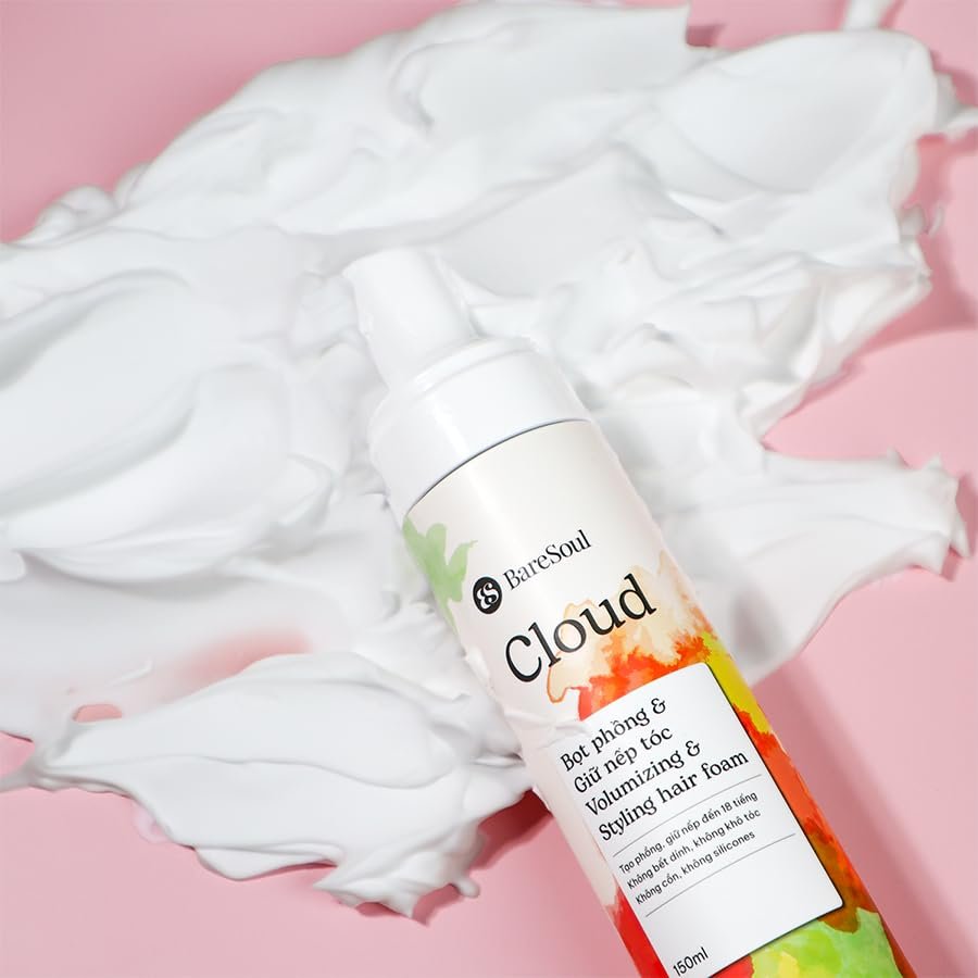 BareSoul Cloud Styling Hair Foam 150ml – Volumizing Hair Foam for Long-Lasting Style - görsel 3
