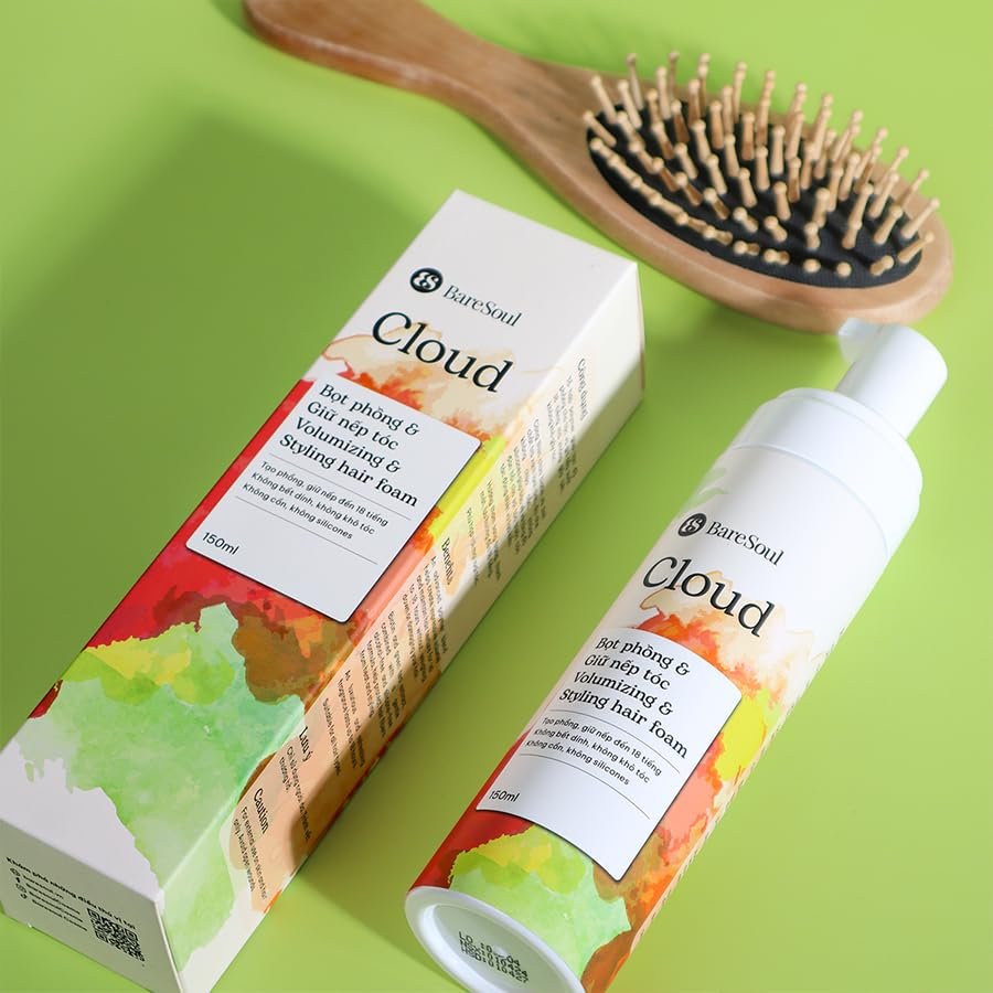 BareSoul Cloud Styling Hair Foam 150ml – Volumizing Hair Foam for Long-Lasting Style - görsel 8