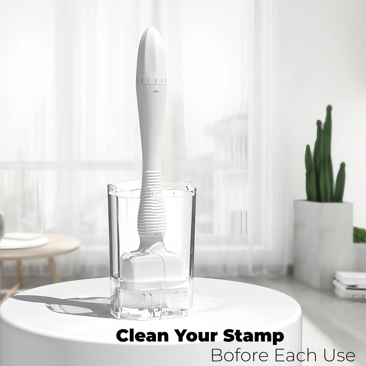 Derma Stamp for Hair & Beard Micro-exfoliating Tool - Dermastamp for Women and Men - görsel 7