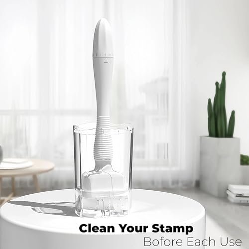Derma Stamp for Hair & Beard Micro-exfoliating Tool - Dermastamp for Women and Men - görsel 8