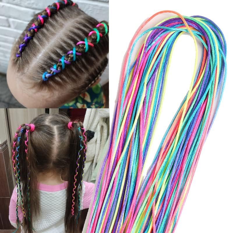 Mixed Gradient Synthetic Hair Fiber Braid Hair Accessory Kit - 40 Pieces, 90cm Long for DIY African Braids - görsel 5