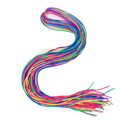 Mixed Gradient Synthetic Hair Fiber Braid Hair Accessory Kit - 40 Pieces, 90cm Long for DIY African Braids