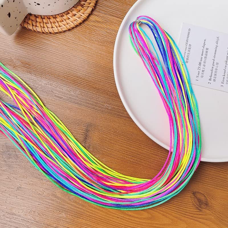 Mixed Gradient Synthetic Hair Fiber Braid Hair Accessory Kit - 40 Pieces, 90cm Long for DIY African Braids - görsel 4