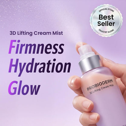 BIOHEAL BOH Probioderm 3D Lifting Cream Mist - 3.38 fl oz | Korean Face Mist for Instant Glow & Firm Skin Avelisse