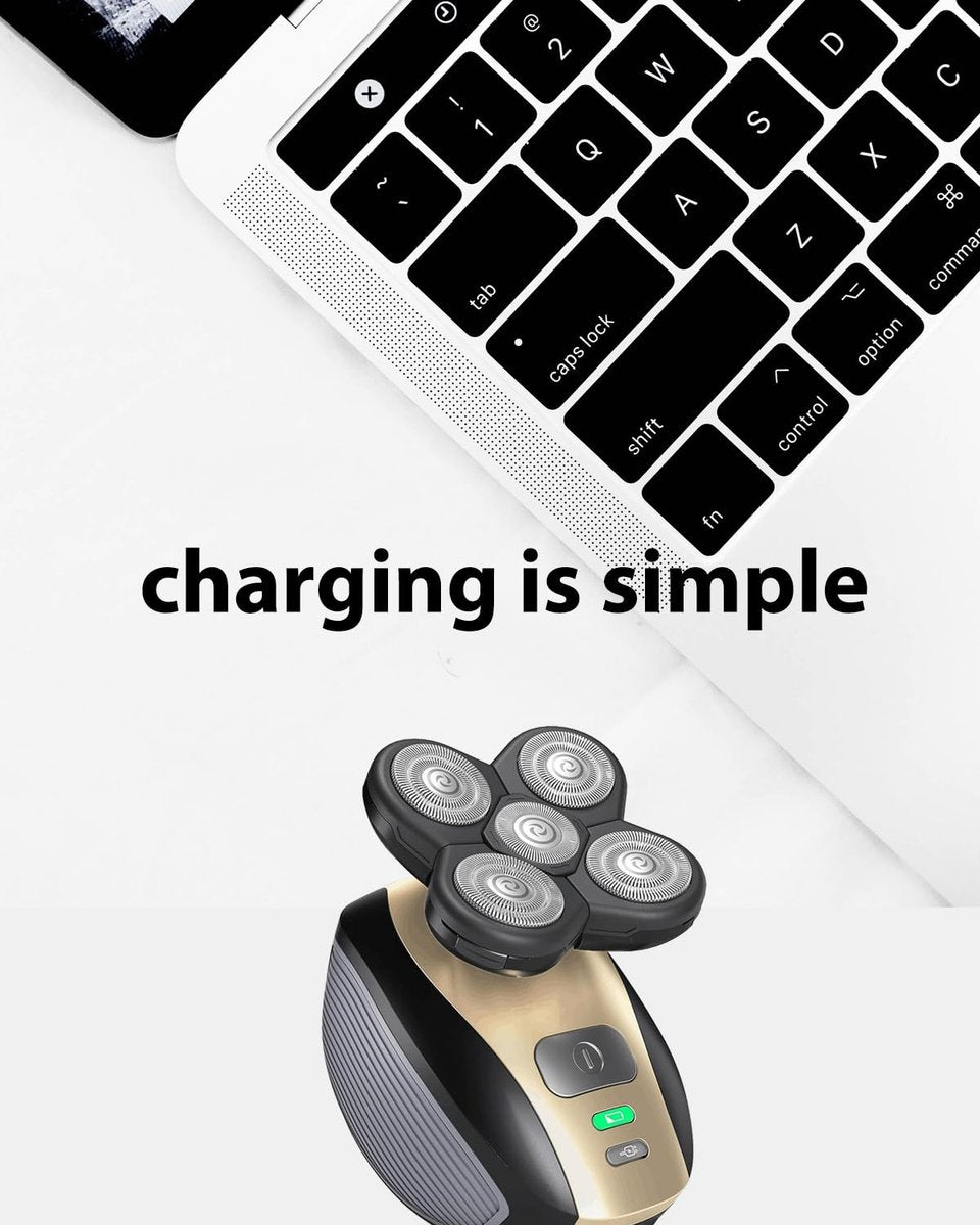 5V USB Charger Cable for Freebird Head Shaver Kit – wotdmu Compatible FlexSeries Electric Head Hair Shaver Charging Cord with Cleaning Brush (3.3ft) - görsel 9