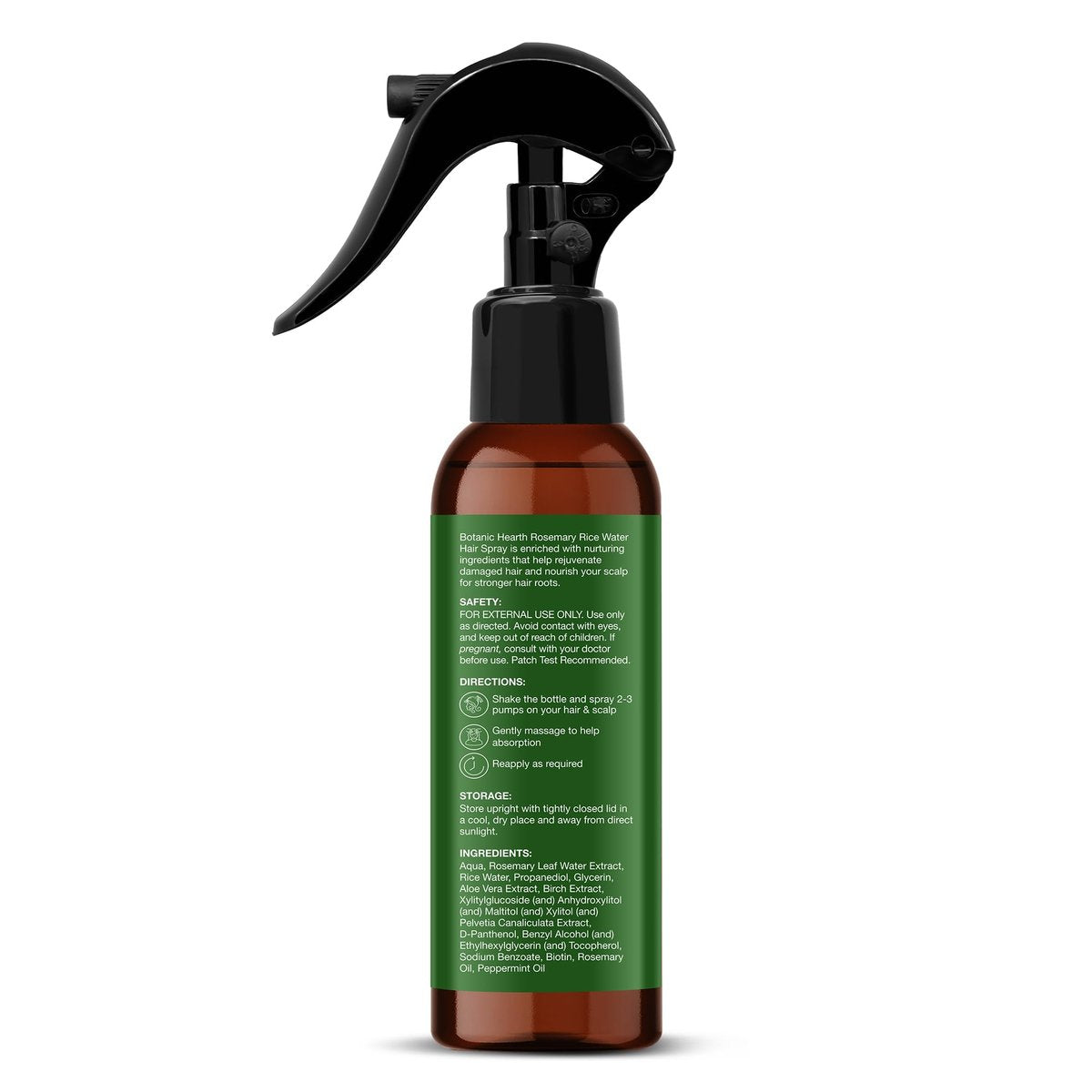 Botanic Hearth Rosemary Rice Water Spray for Hair Growth - Korean Scalp Detox & Hydrating Hair Treatment for Thinning, Anti-Itch & Anti-Flake, Sulfate & Paraben Free (6.8 fl oz) Avelisse