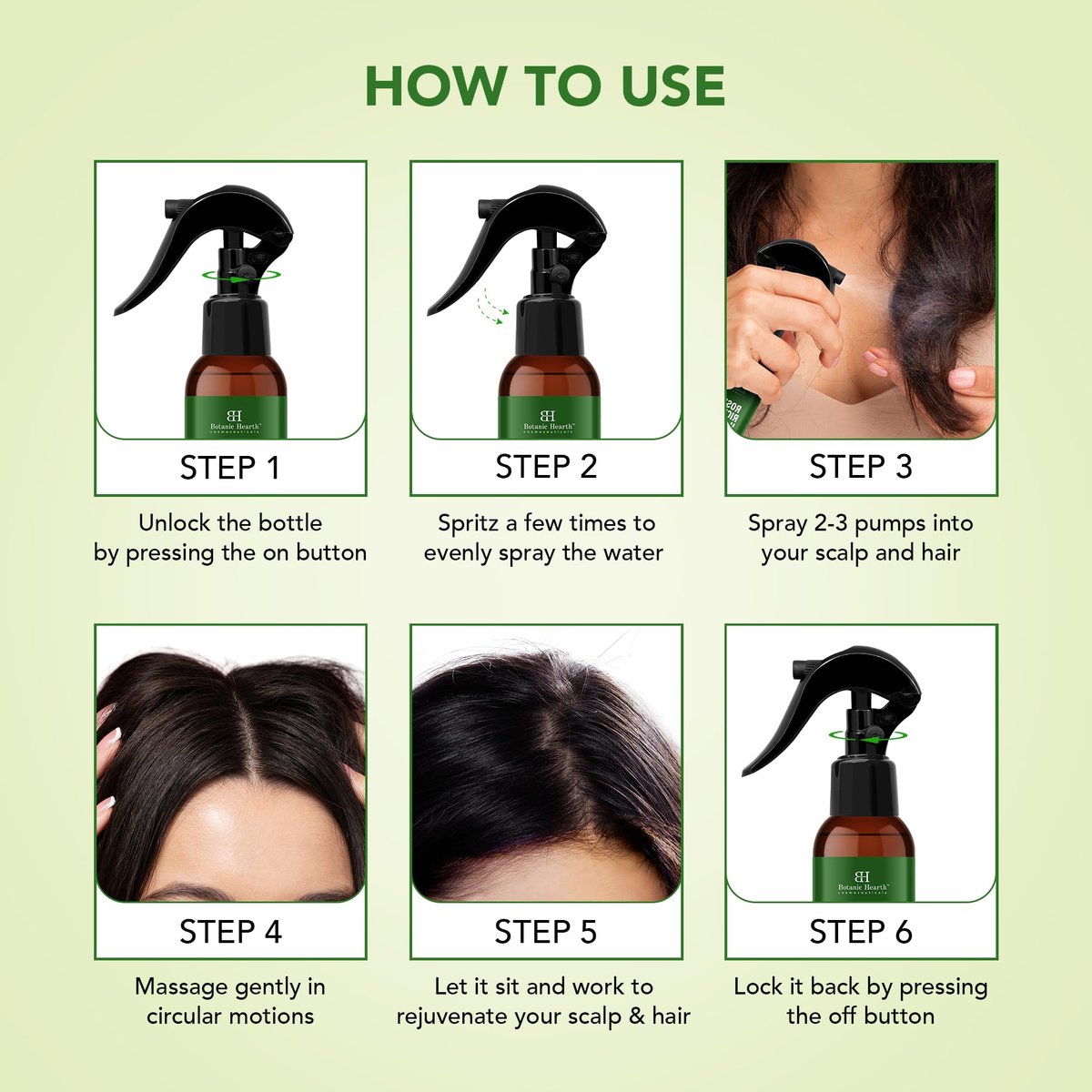 Botanic Hearth Rosemary Rice Water Spray for Hair Growth - Korean Scalp Detox & Hydrating Hair Treatment for Thinning, Anti-Itch & Anti-Flake, Sulfate & Paraben Free (6.8 fl oz) Avelisse