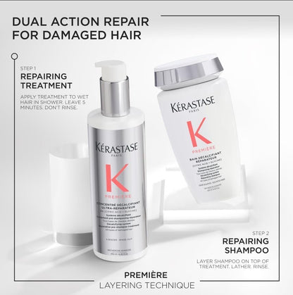 Kerastase Premiere Discovery Set for Damaged Hair – Repairing Mini Pre-Shampoo, Shampoo & Mask Avelisse