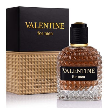 URBAN COLLECTION Valentine for Men Eau De Parfum – Woody & Gourmand Fragrance with Roasted Coffee Bean, Chocolate & Hazelnut – 3.4 Fl Oz Avelisse
