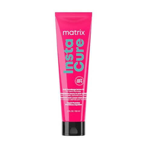 Matrix Instacure Anti-Breakage Leave-In Hair Treatment – Repairs & Strengthens Damaged Hair with Heat Protection, Sulfate-Free & Vegan, 5.1 oz Avelisse