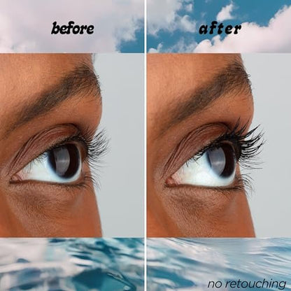 Pacifica Surf Lash Mascara – Water-Resistant, Jojoba Oil & Vegan Pectin Formula for Long, Full Lashes, Half-Pipe Twisted Wand, Vegan & Cruelty-Free (Black, 0.24 oz) Avelisse