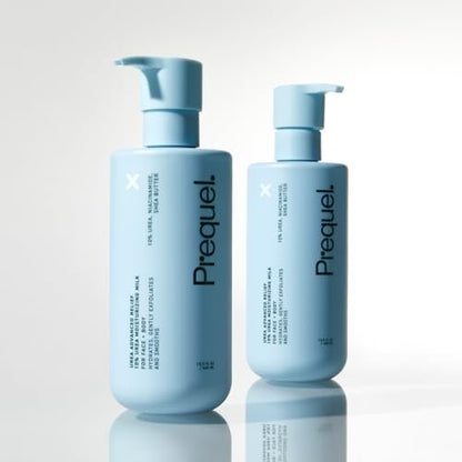 Prequel Skin Urea 10% Moisturizing Lotion for Face & Body, Unscented, Hydrating Cream for Extremely Dry & Sensitive Skin, 6.75 fl oz, Pack of 2 Avelisse