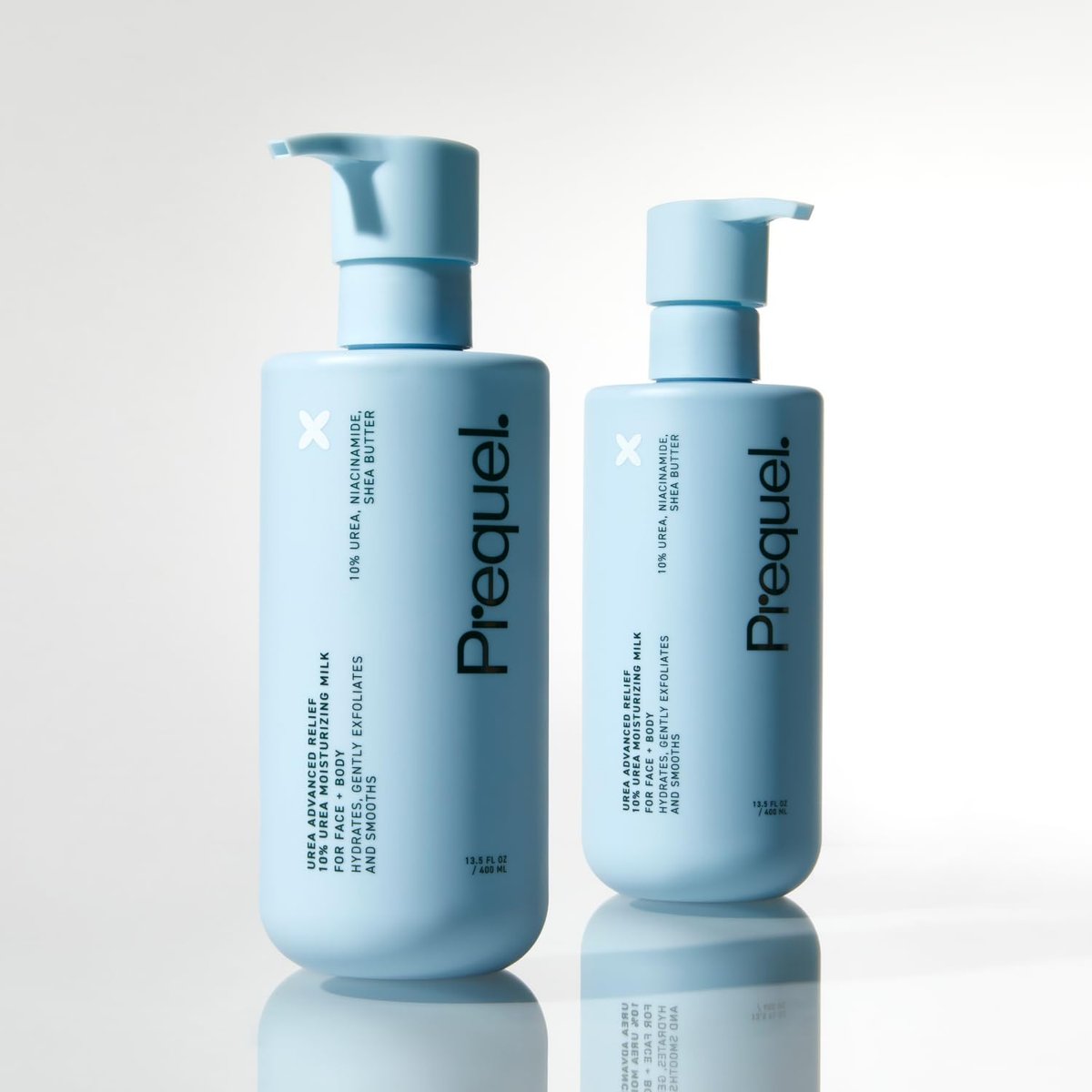 Prequel Skin Urea 10% Moisturizing Lotion for Face & Body, Unscented, Hydrating Cream for Extremely Dry & Sensitive Skin, 6.75 fl oz, Pack of 2 Avelisse