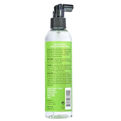 Style Factor LockBOOSTER Lock Refreshing Spray – Hydrating & Cooling Mist for Braids, Locs & Twists – Alcohol-Free Formula with Peppermint – Refresh Hair & Scalp 8 oz Avelisse