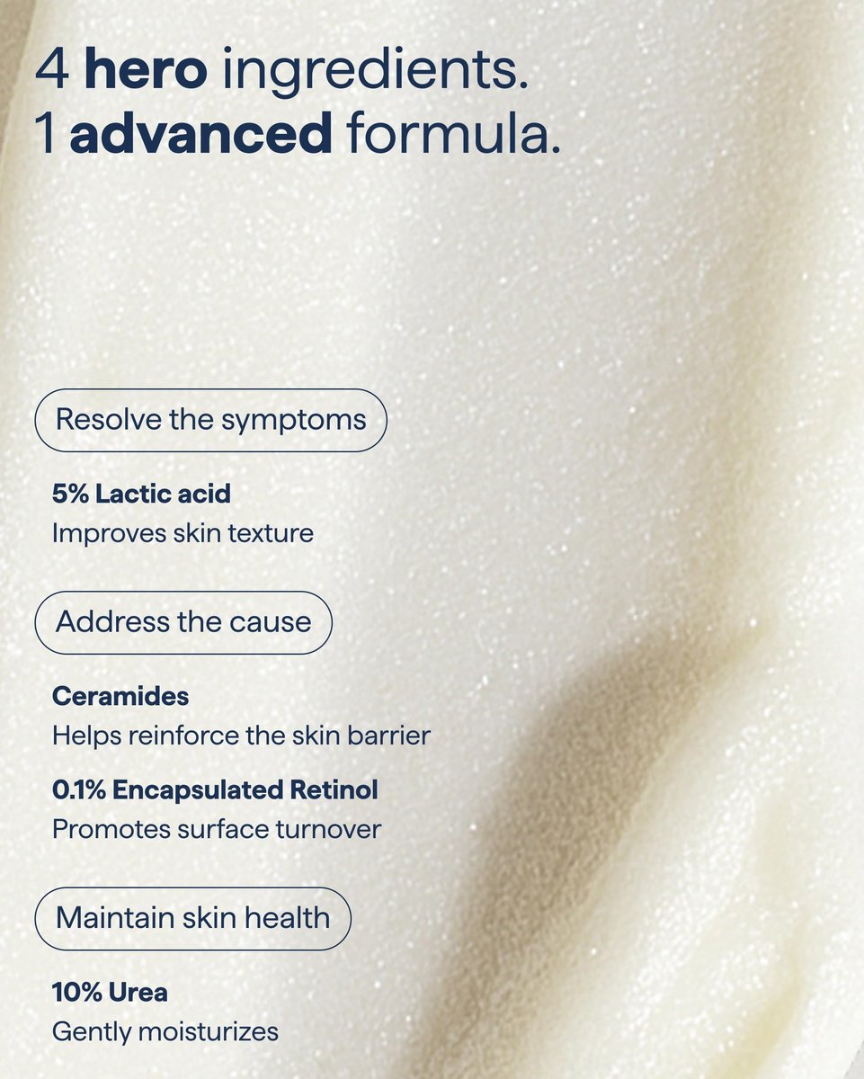 KP Exfoliating Body Moisturizer for Keratosis Pilaris & Crepey Skin | Remedy Science by Dr. Shah Avelisse