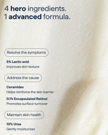 KP Exfoliating Body Moisturizer for Keratosis Pilaris & Crepey Skin | Remedy Science by Dr. Shah Avelisse