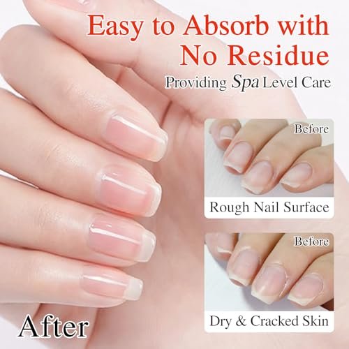 Double Rhythm Natural Cuticle Oil Revitalizing for Nails - Cuticle Softener, 0.5 Fl Oz - görsel 10