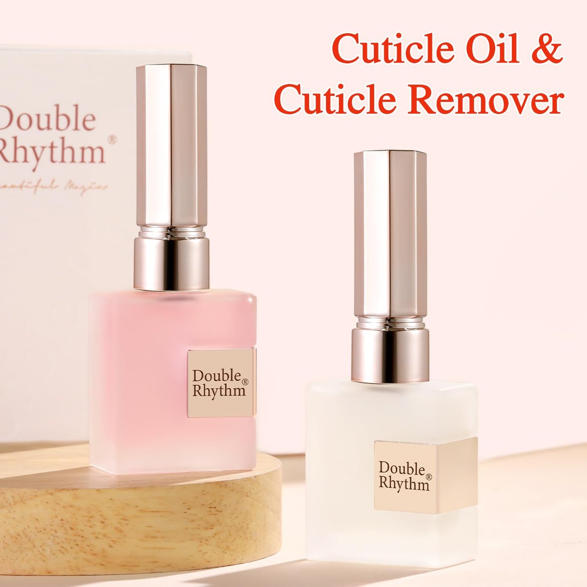 Double Rhythm Natural Cuticle Oil Revitalizing for Nails - Cuticle Softener, 0.5 Fl Oz - görsel 13