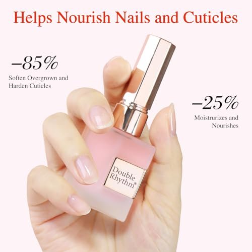 Double Rhythm Natural Cuticle Oil Revitalizing for Nails - Cuticle Softener, 0.5 Fl Oz - görsel 8