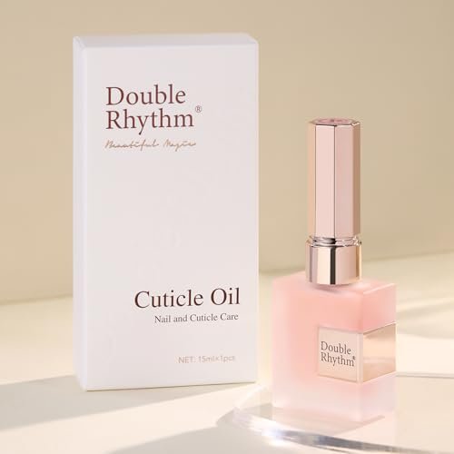 Double Rhythm Natural Cuticle Oil Revitalizing for Nails - Cuticle Softener, 0.5 Fl Oz - görsel 2