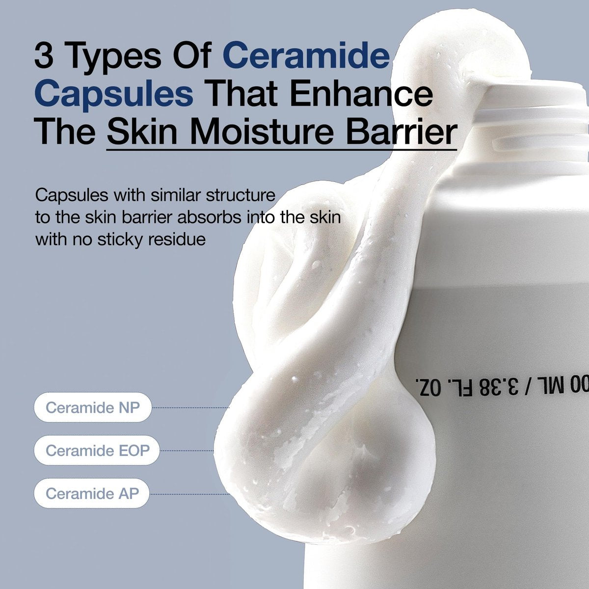 ANUA 3 Ceramide Panthenol Moisture Barrier Cream - Hydrating Daily Face Moisturizer for All Skin Types, Soothing, Non Comedogenic, with Centella for Skin Barrier, Korean Skincare, 3.38 fl oz Avelisse