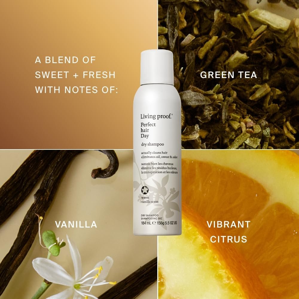 Living Proof Perfect Hair Day Dry Shampoo - Limited Edition Vanilla Scent, 5.5 oz Avelisse