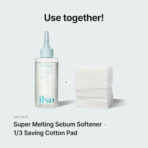 ILSO 1/3 Saving Cotton Pad – Thin Layer Perfect for DIY Toner Pads & Masks, 40 Sheets, Korean Skincare (50 x 70mm) - görsel 6