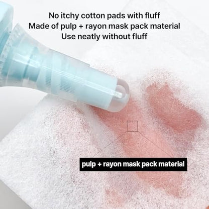 ILSO 1/3 Saving Cotton Pad – Thin Layer Perfect for DIY Toner Pads & Masks, 40 Sheets, Korean Skincare (50 x 70mm)