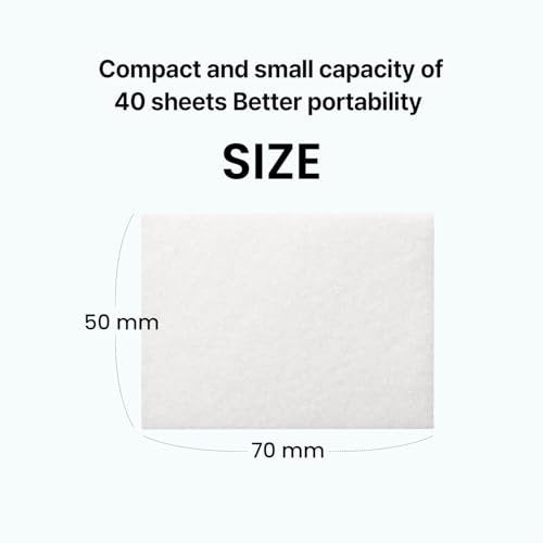 ILSO 1/3 Saving Cotton Pad – Thin Layer Perfect for DIY Toner Pads & Masks, 40 Sheets, Korean Skincare (50 x 70mm) - görsel 16