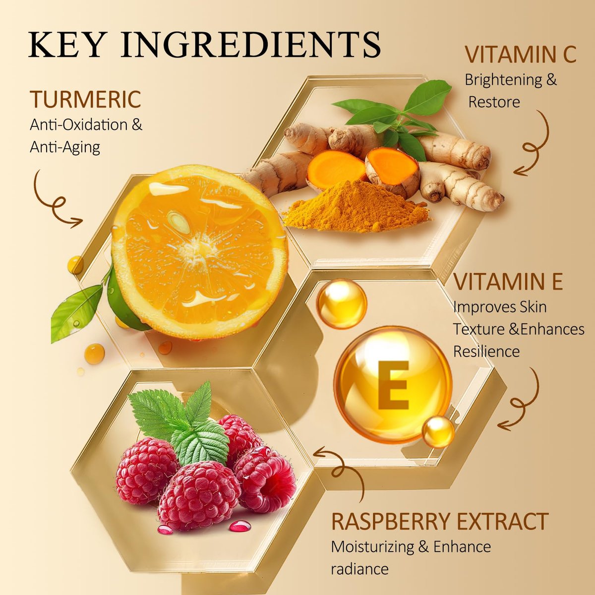 SHVYOG Vitamin C Turmeric Face Oil – Moisturizing, Firming Oil for Dry Skin, Wrinkles & Uneven Tone, 1 Fl Oz Avelisse