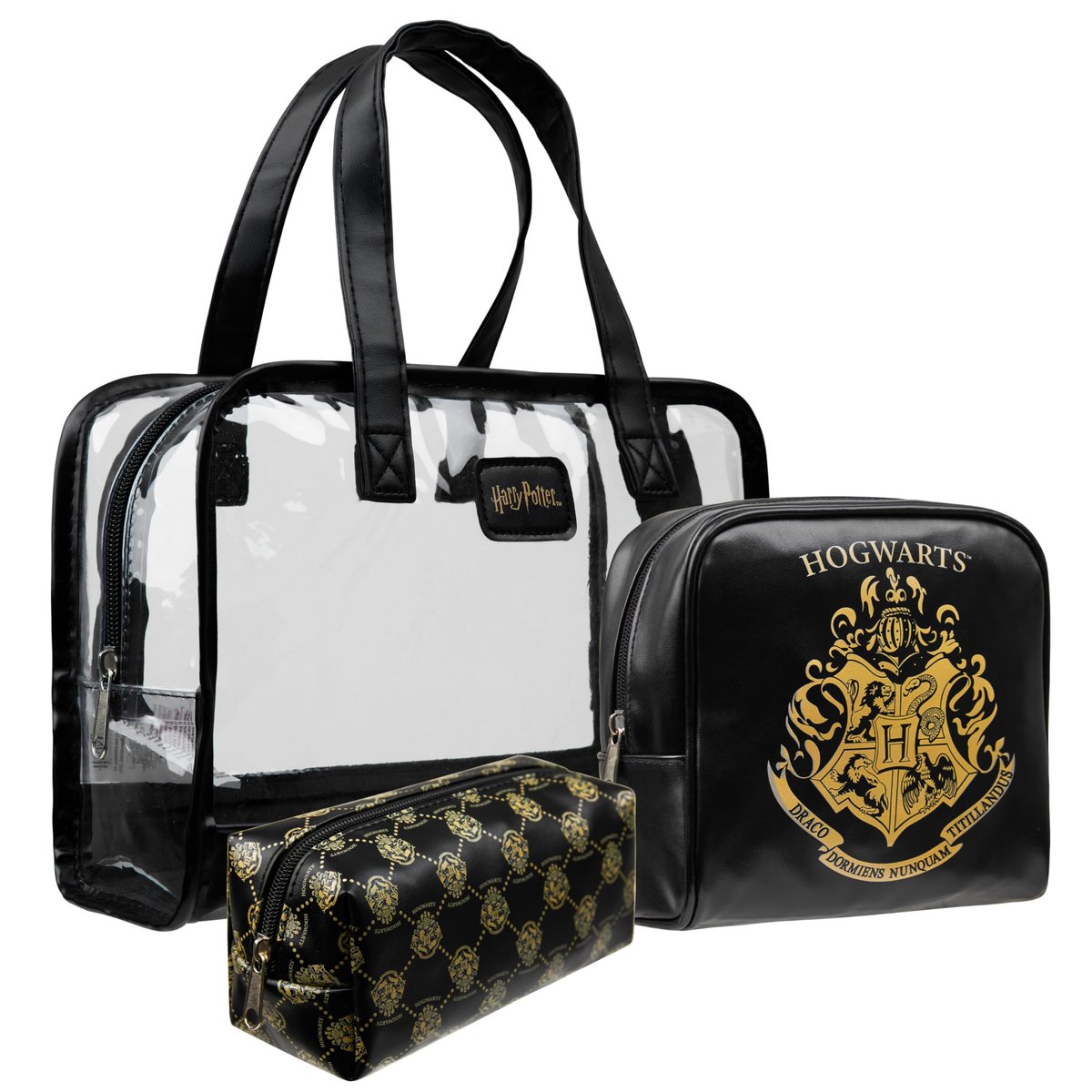 Get Trend Harry Potter Toiletry Bag Set of 3 – Travel Cosmetic Organizer for Women, Girls, Teens – Gifts for Wife, Girlfriend, Sister Avelisse