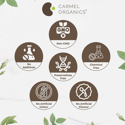 CARMEL ORGANICS Herbal Hair Oil Mix | 21 Herbs for Hair Growth | DIY Oil Infusion | Bhringraj, Fenugreek, Rosemary, Hibiscus | No Preservatives, Non-GMO | 4 oz