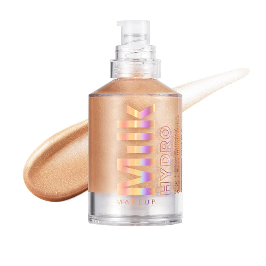 Milk Makeup Hydro Grip + Glow Primer with Hyaluronic Acid – Illuminating Face Primer, Silicone-Free, Hydrating, Golden Finish, 1 oz Avelisse