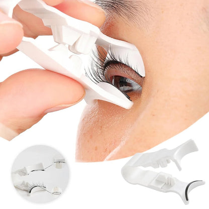 White Magnetic Eyelash Applicator Set – 5g Portable False Lashes Tool Kit for Easy Application Avelisse