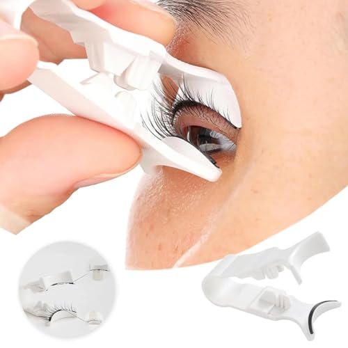 White Magnetic Eyelash Applicator Set – 5g Portable False Lashes Tool Kit for Easy Application Avelisse