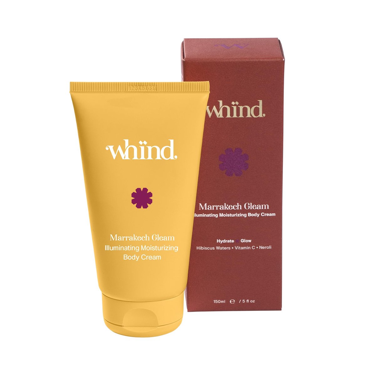 WHIND Marrakech Gleam Illuminating Body Cream – Jelly Body Butter with Vitamin C, 150ml - görsel 1
